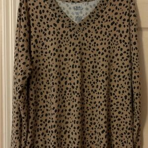 Croft and barrow Leopard Print Sweater